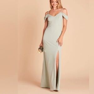 Birdy Grey Sage Green Dev Crepe